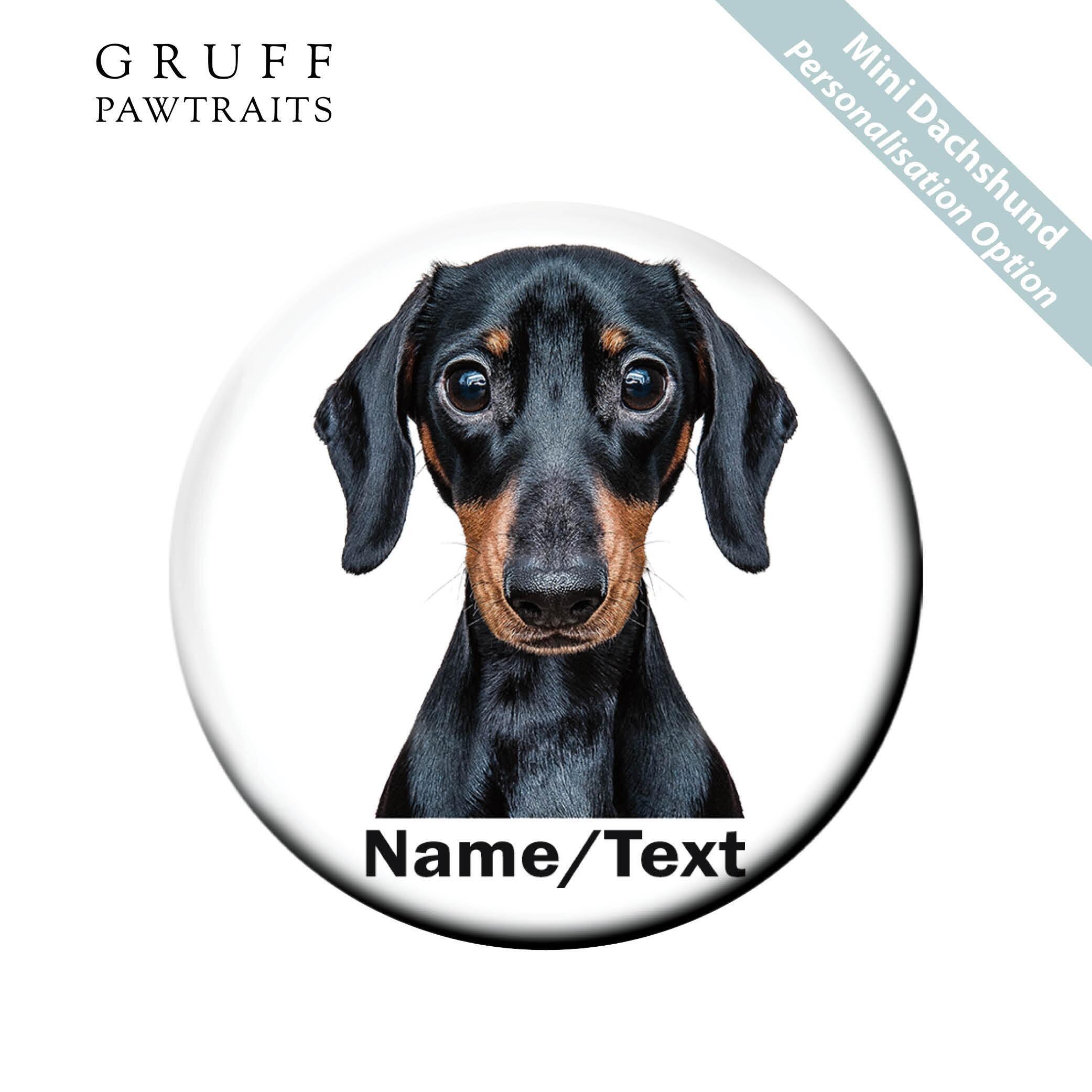 Bulk Dog Fridge Magnets | Personalised Mini Dachshund Dog Fridge Magnets - Gruff Pawtraits. Trade