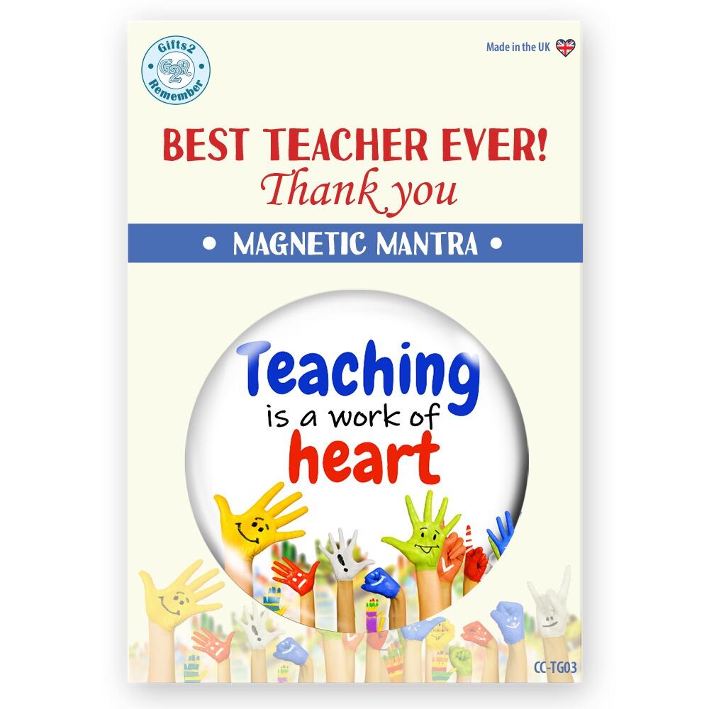 End of Term Teacher Gifts | Low Cost Teacher Presents: Magnets, Stamps, Stickers. Personalise Option