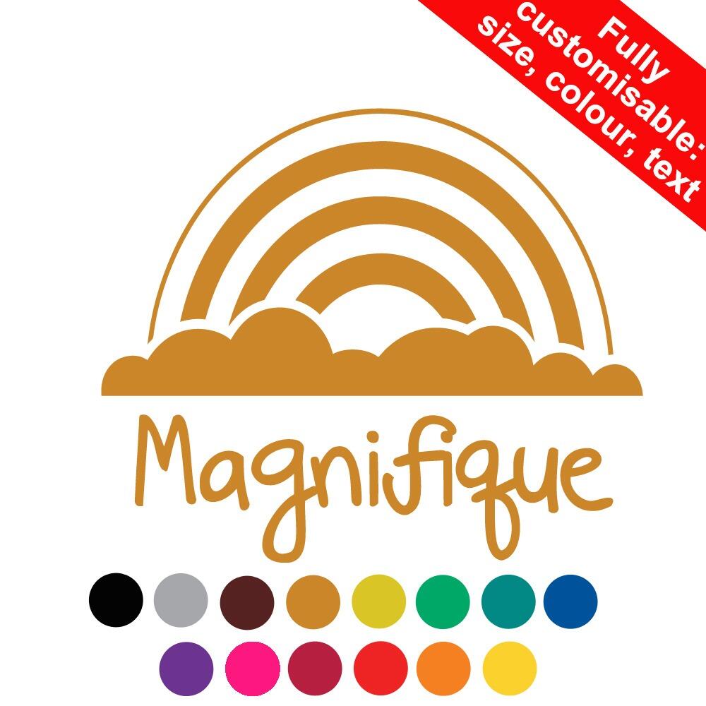 Teacher Stamps | Magnifique French Language School Stamp. 22mm. Personalised Text/Colour/Size
