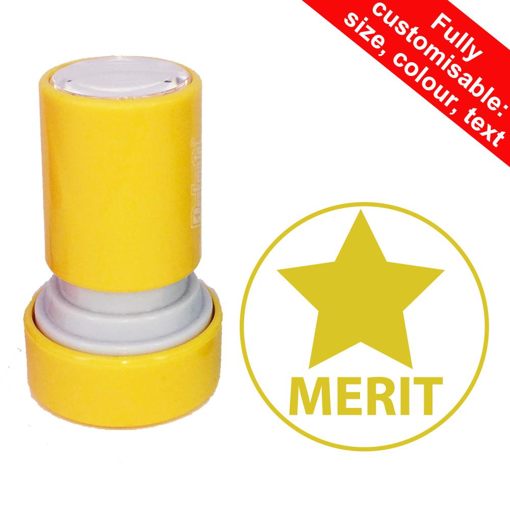 Teacher Stamps | Merit Star Teacher Stamp