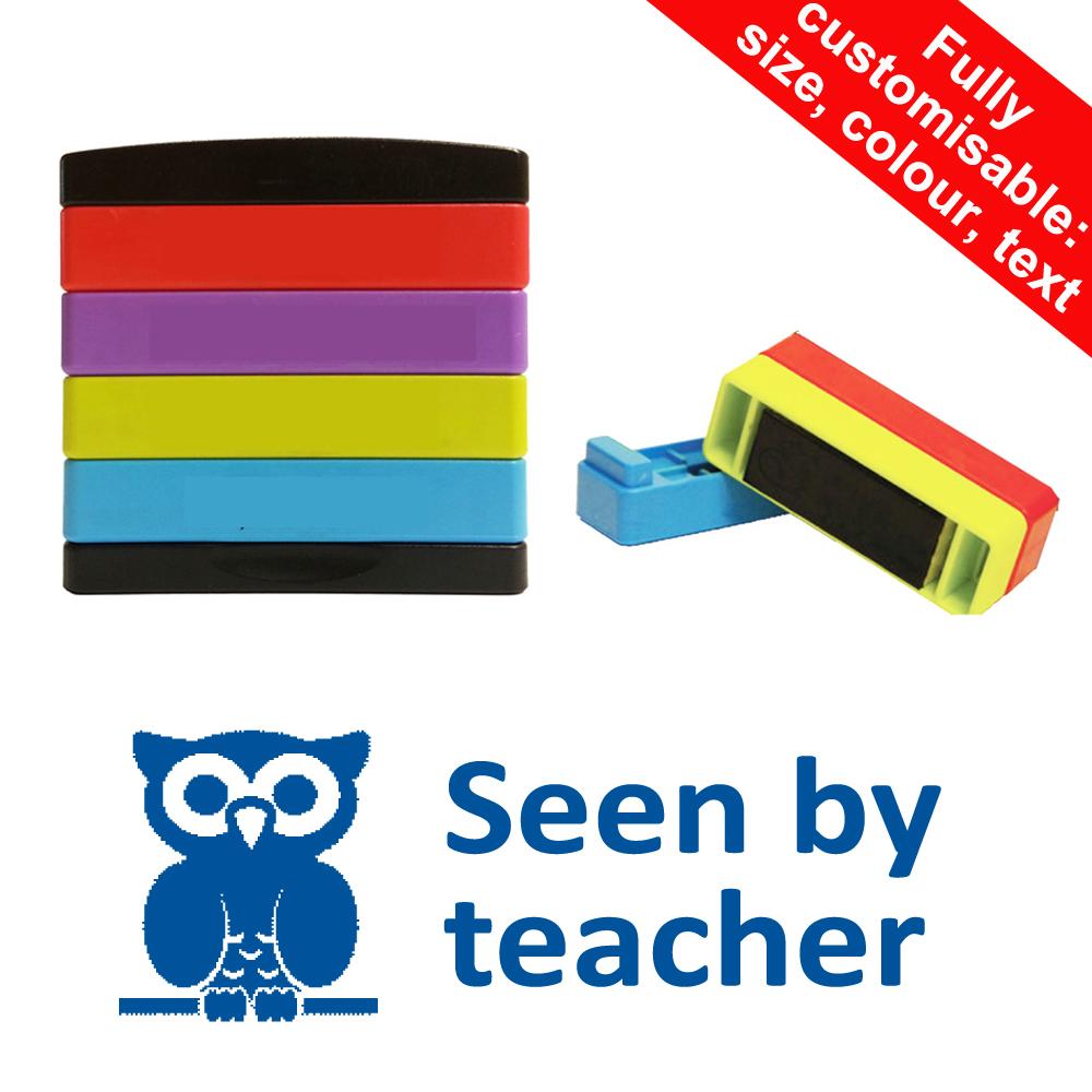 Teacher Stampers | Seen by teacher Stakz Layer Teacher Stamp - 44x14mm