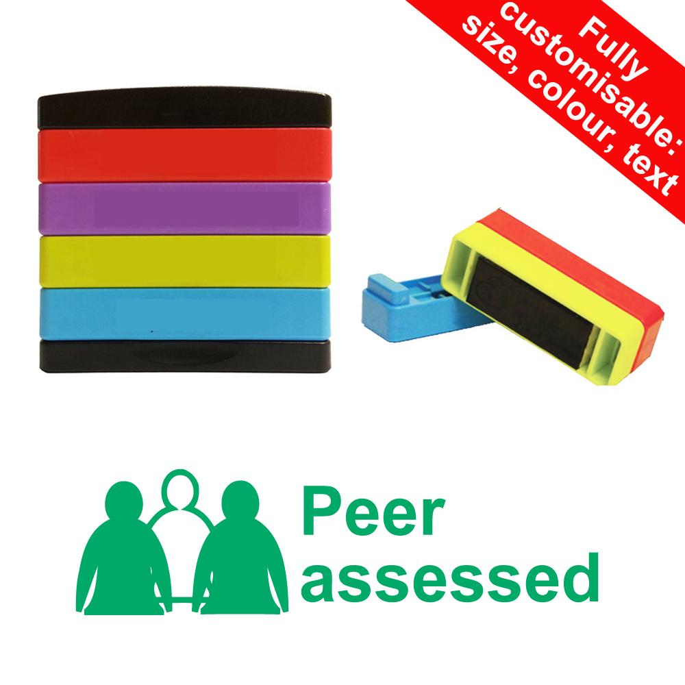 School Stampers | Peer assessed Stakz Layer Teacher Stamp - 44x14mm