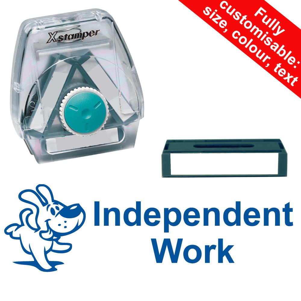 Teacher Stampers | Independent Work - 3-in-1 Twist N Stamp Brick - 40x14mm