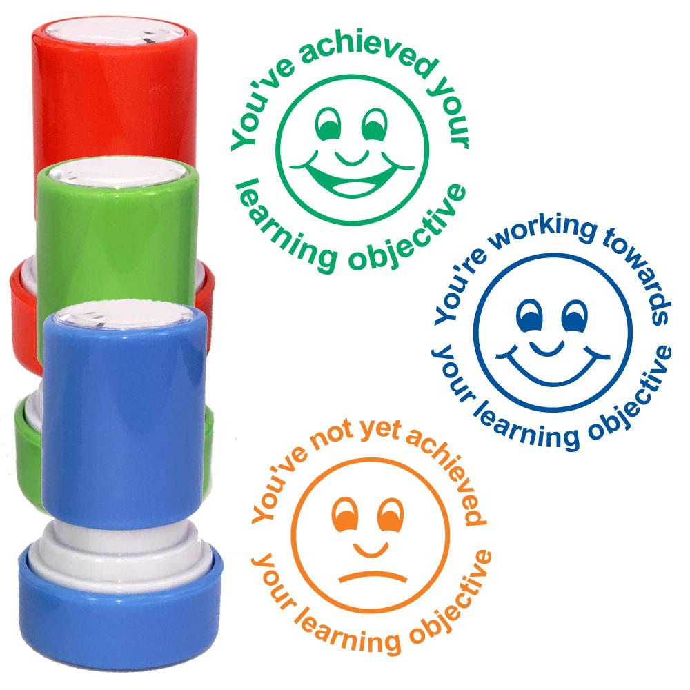 Objective School Stampers | Learning Objective Progress Marking Teacher Stamps