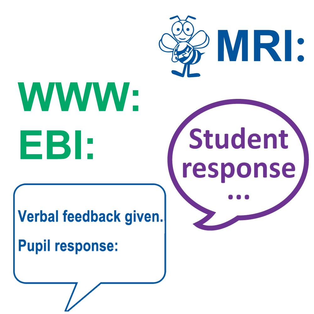 Feedback / Response Stampers for Teachers | WWW, EBI, Verbal Feedback, Student Response, Pupil Response