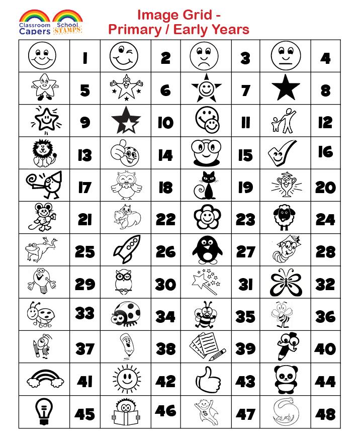 Image Options - Customised Stampers Boxset | Custom School Stamp Box Set - 8 Stampers 39 x 10mm