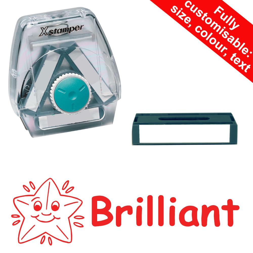 School Stampers | Brilliant - 3-in-1 Twist N Stamp Brick - 40x14mm