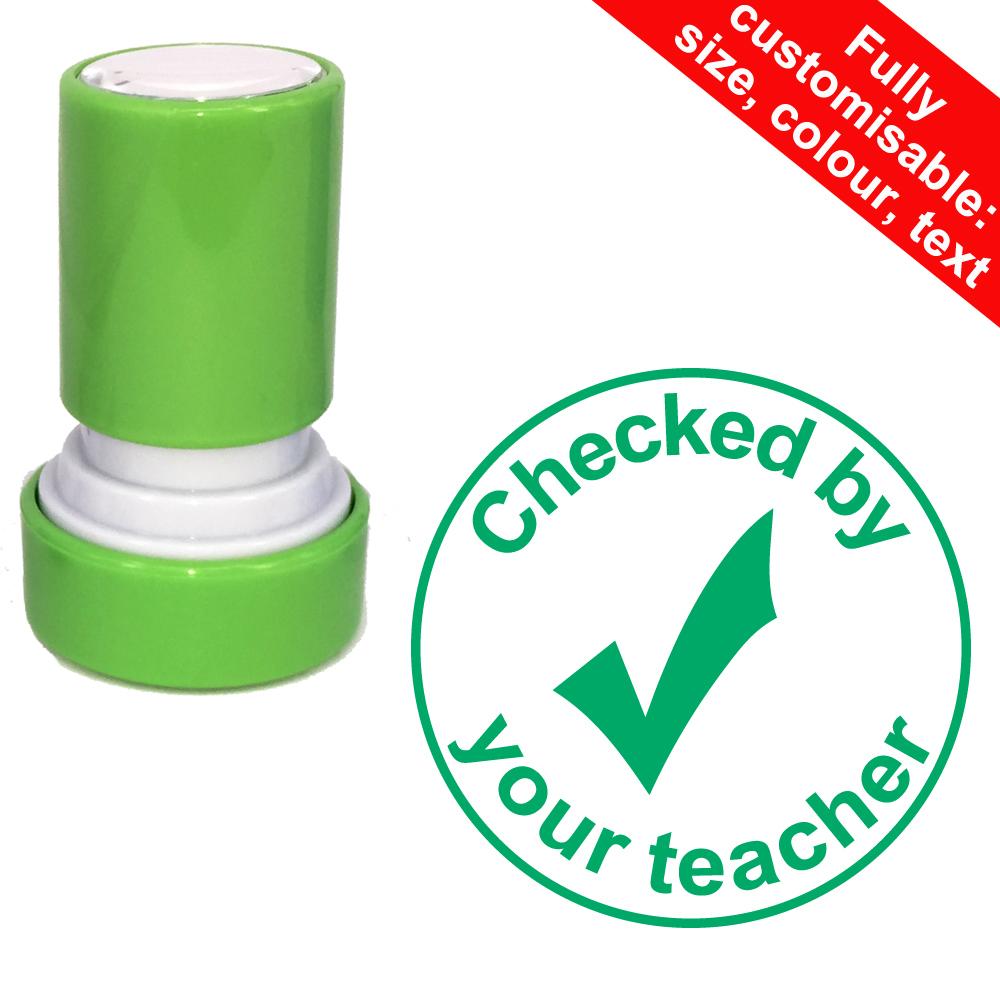 Teacher Stamps | Checked by your teacher Teacher Stamp
