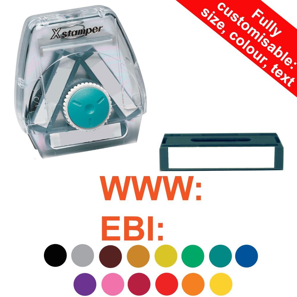 WWW: / EBI: - 3-in-1 Twist N Stamp Brick – 40x14mm CUSTOM