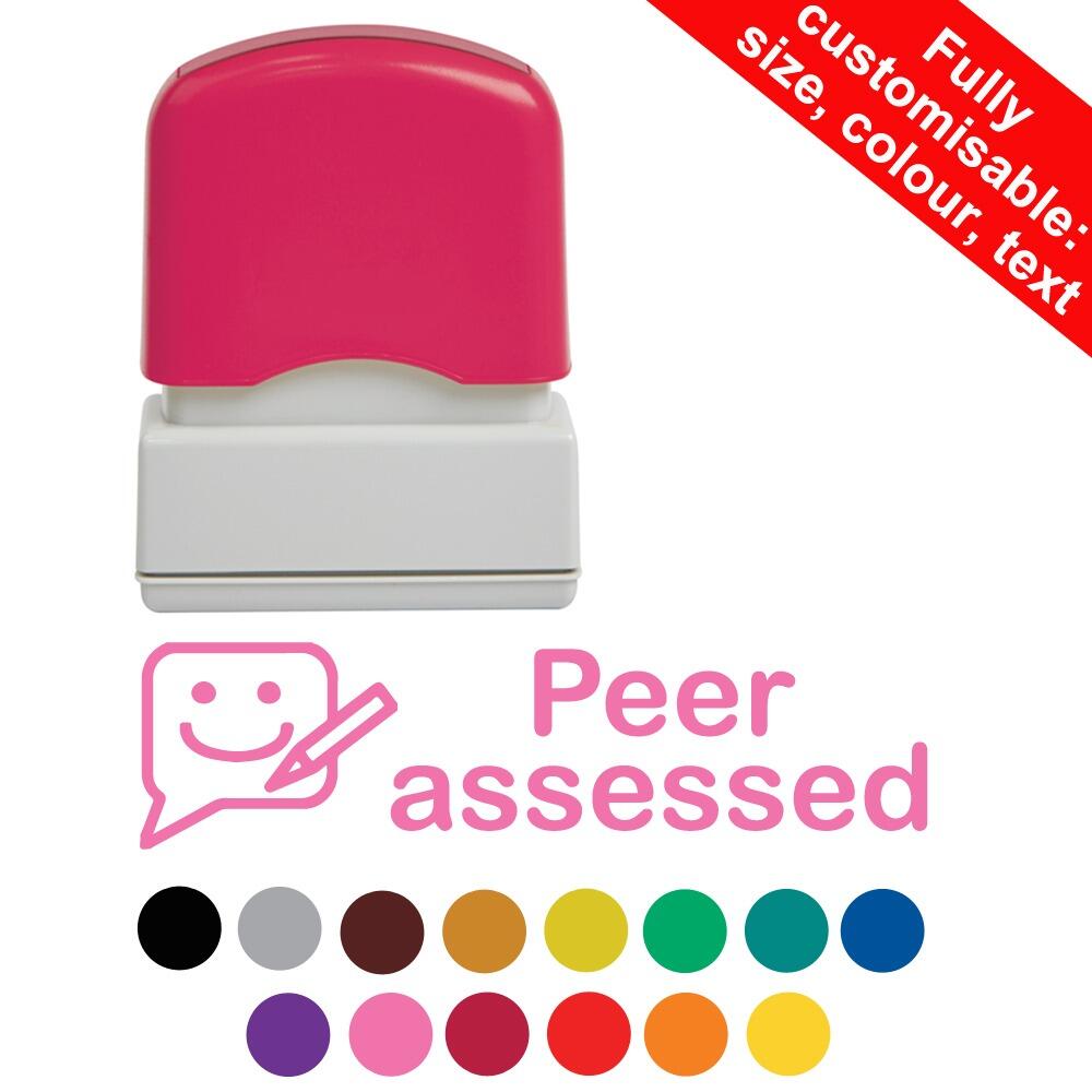 Custom Stamps | Peer assessed Personalised Teacher Stamp 39-44mm
