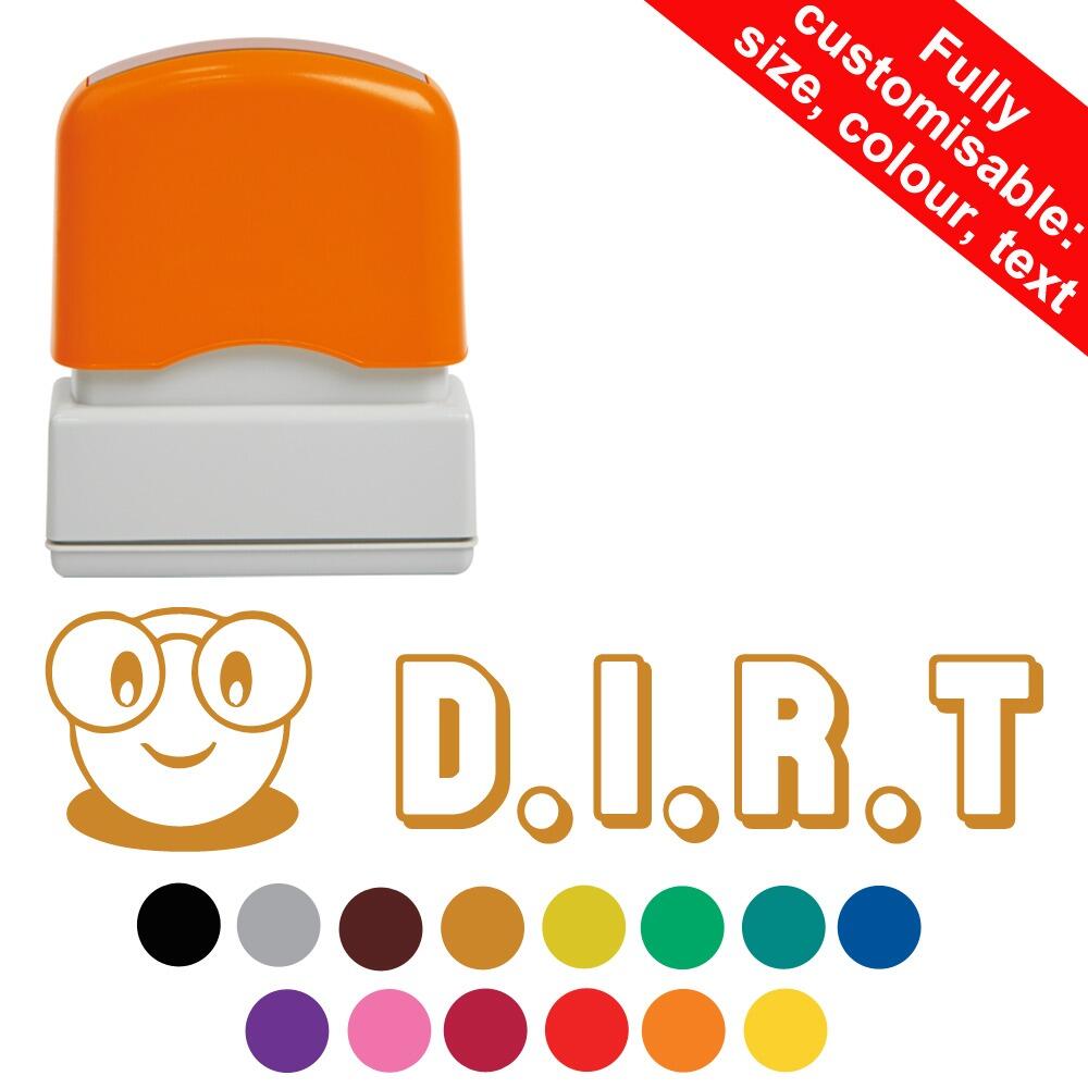 School Stamps | D.I.R.T Teacher Stamp - 39x10mm