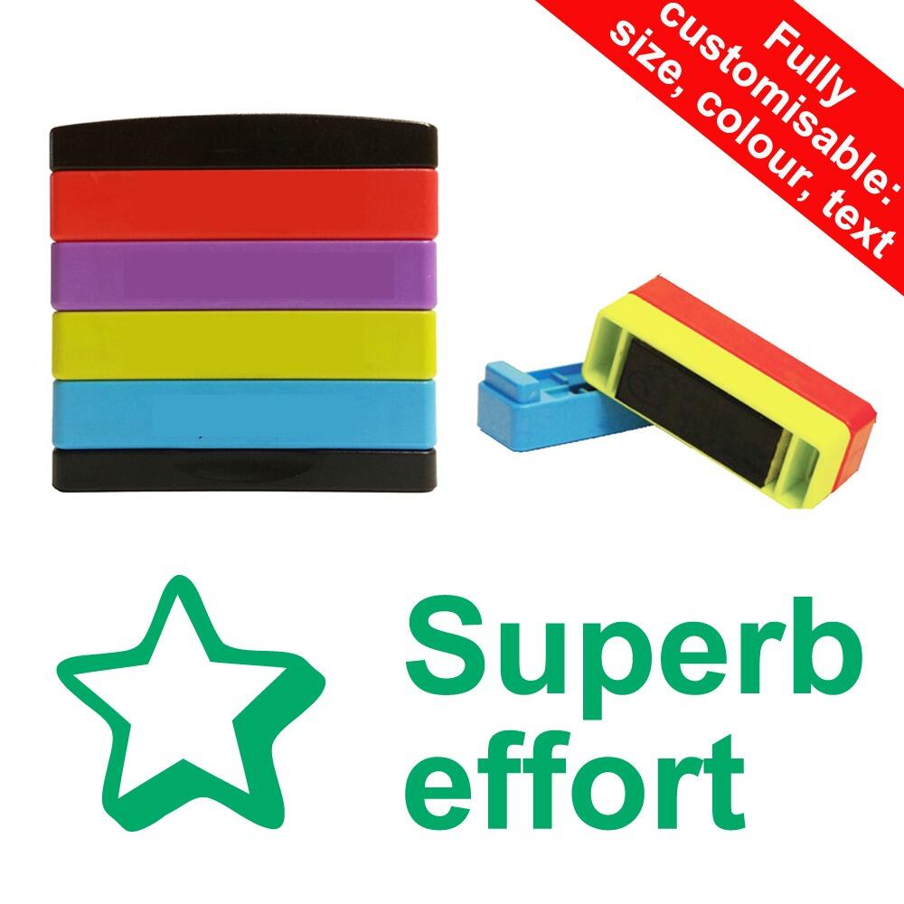 School Stamps | Superb effort Stakz Layer Teacher Stamp - 44x14mm