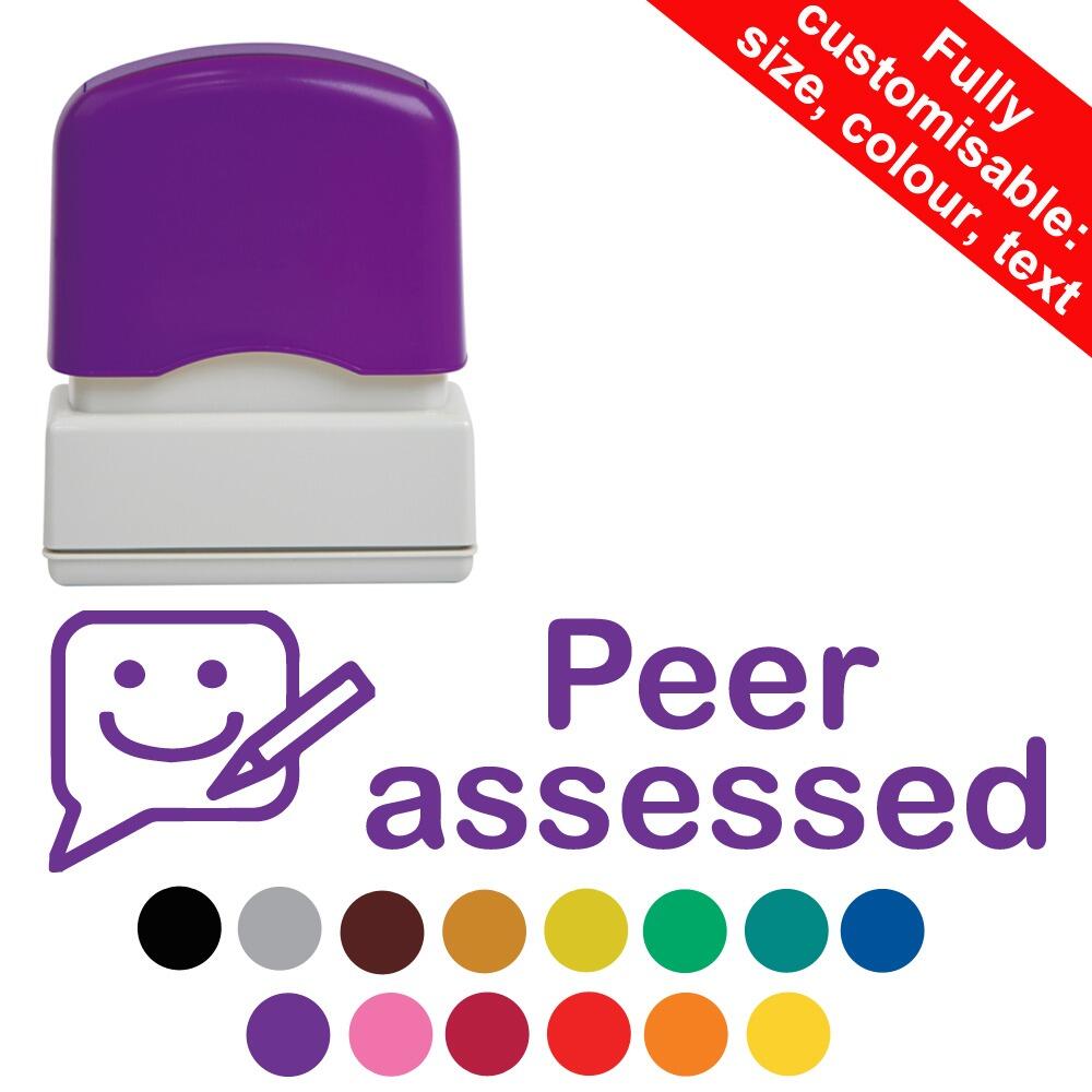 Teacher Assessed by Stampers | Peer assessed Teacher Stamp – 39x10mm