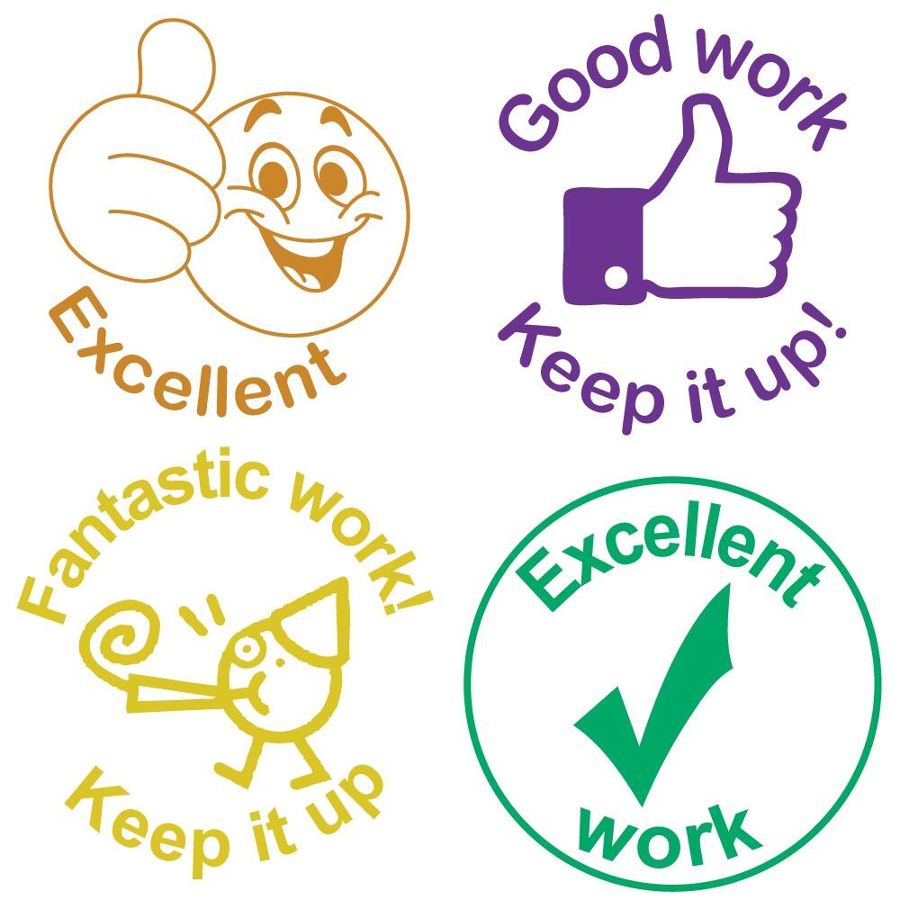 School Stamps | Praise / Reward Message Stampers to Delight Students / Pupils