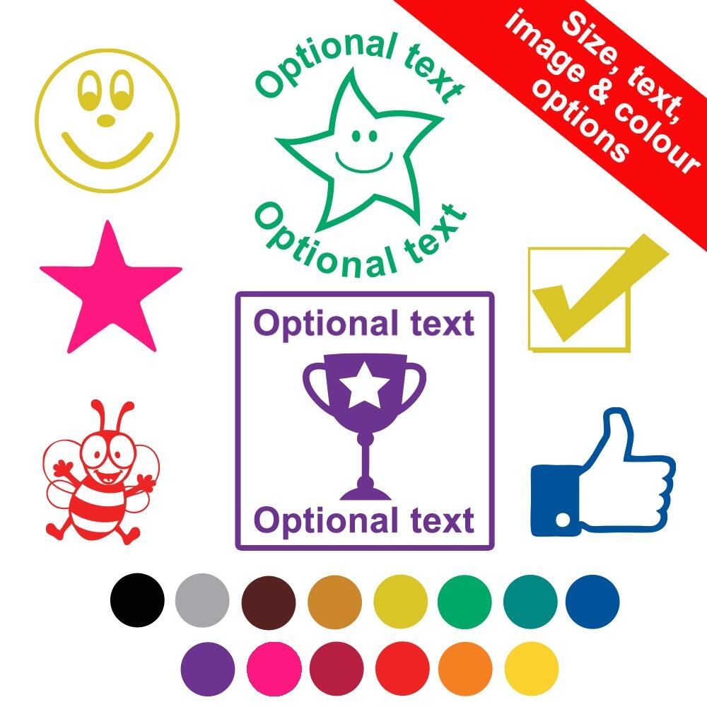 Teacher Stamp | PROUD Personalised School Reward System Stamp 11-22mm