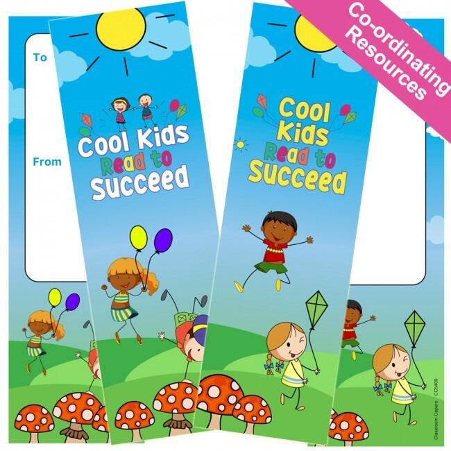Bookmark Gifts | Cool Kids Read to Succeed Bookmarks Ideal Reading Incentive/Class Present