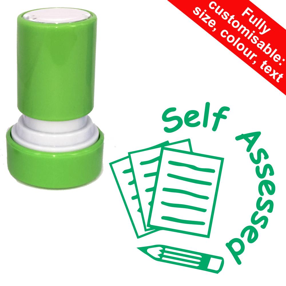 Teacher Stamps | Self assessed School Stamp. Reinkable, 22mm ...