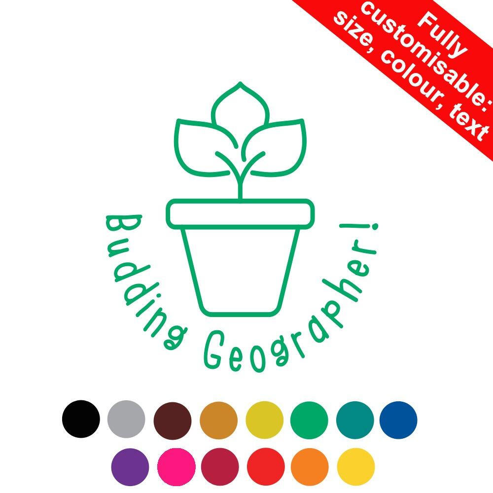 Teacher Stamps | Fast, Effective and Fun Self-inking Stamps for Geography Teachers