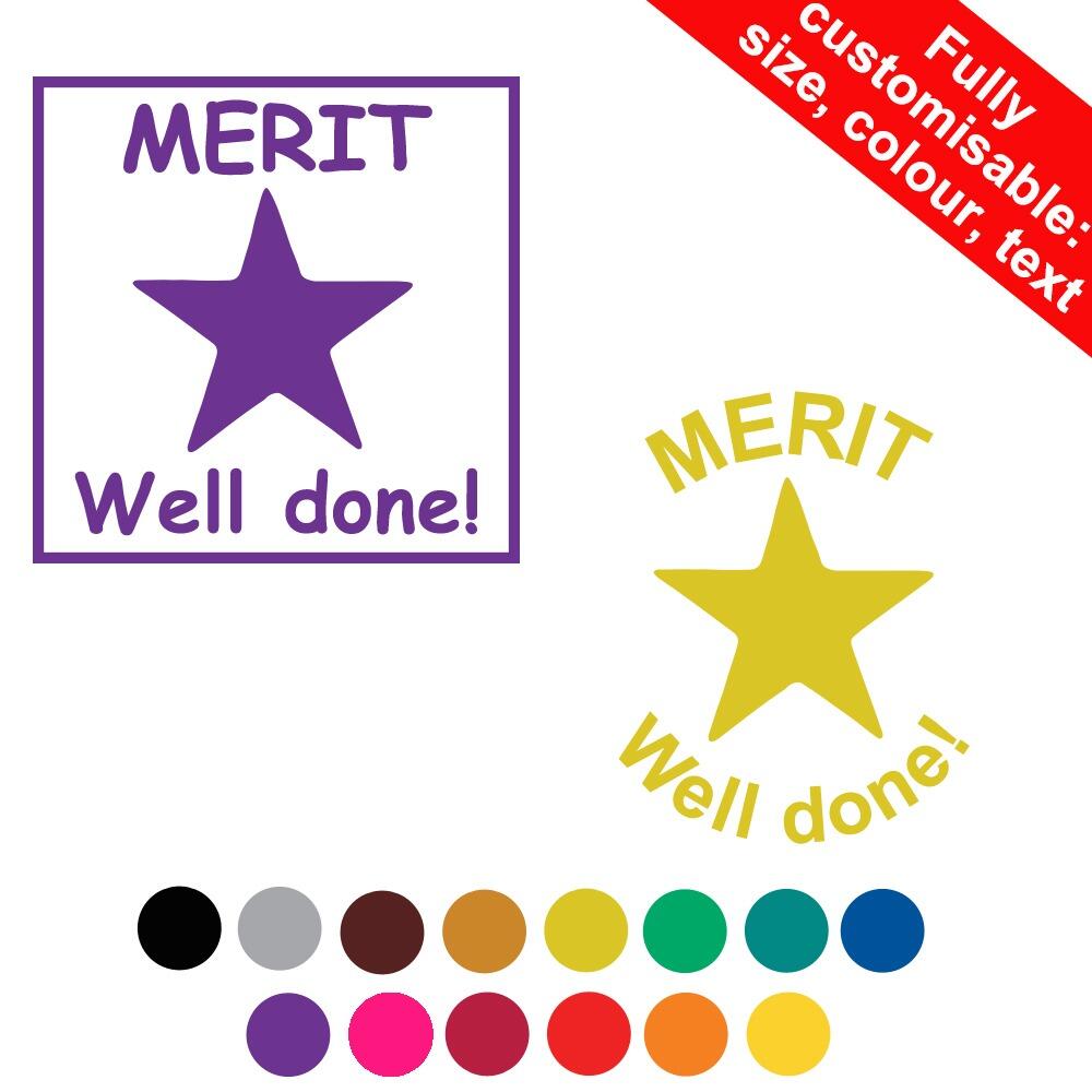 School Stampers | Merit - School Reward System Stamp with Personalisation Options