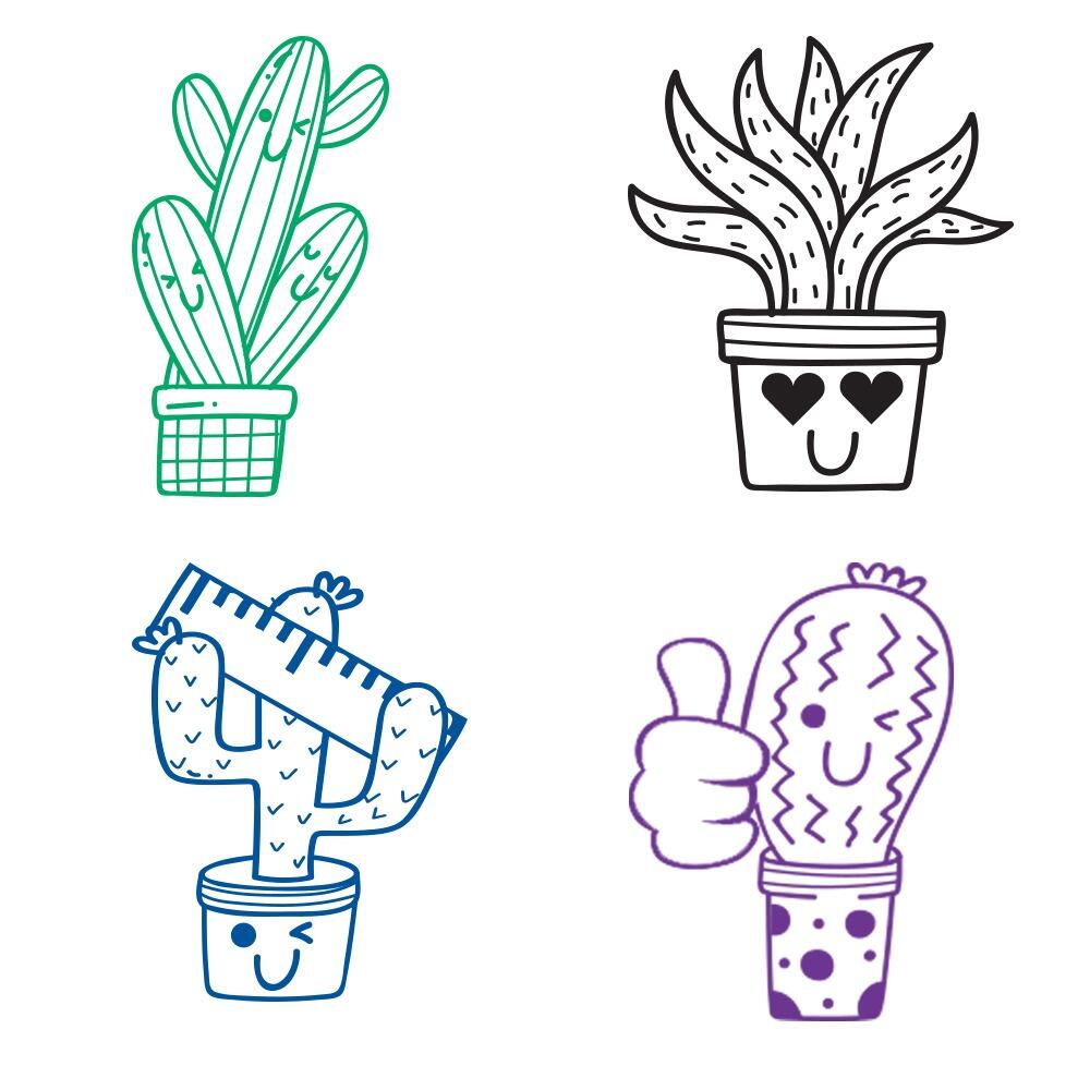 Teacher Stamps | Cute and Quirky Image Self-inking Marking Stamps with Personalisation Options