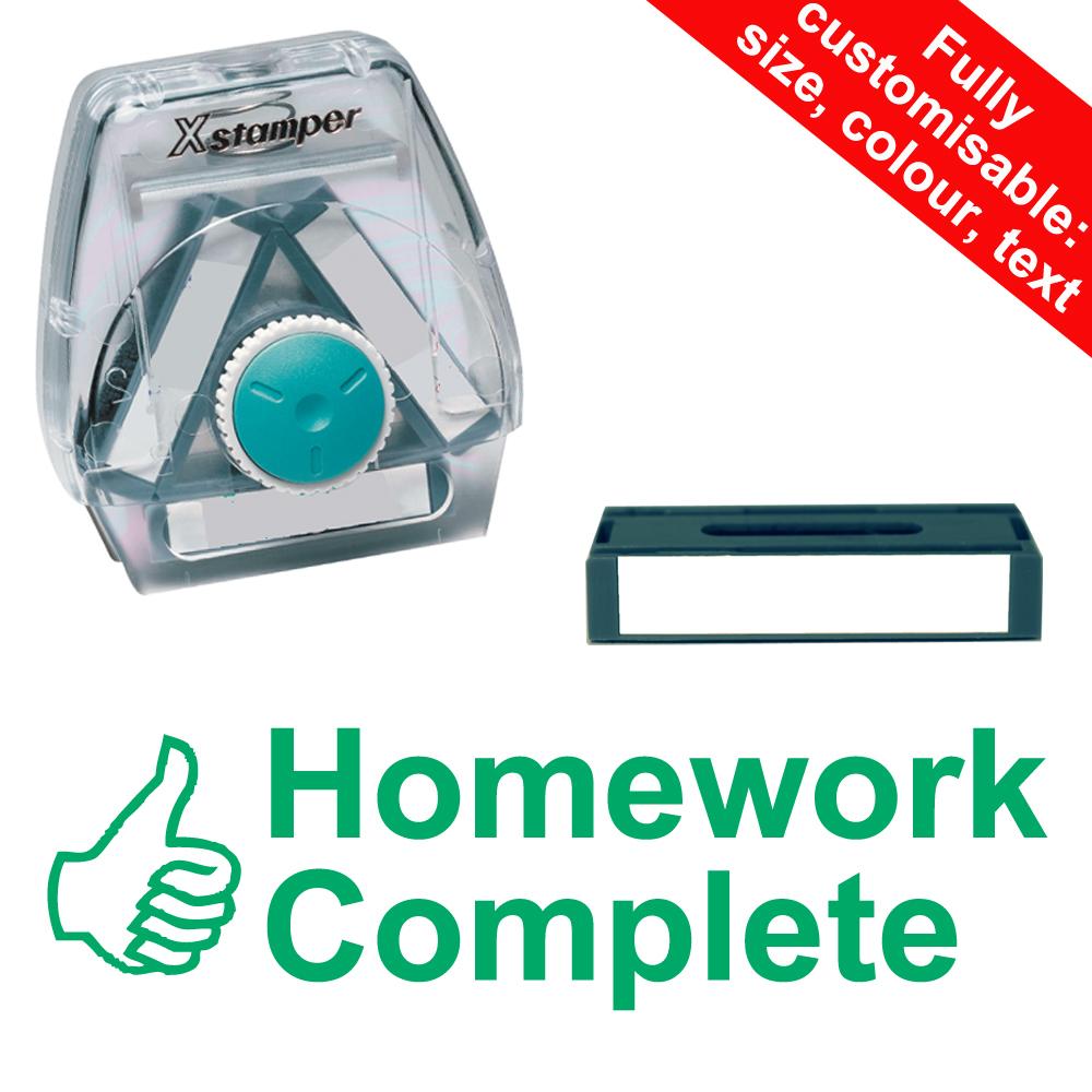 Homework Stampers | Homework Complete - 3-in-1 Twist N Stamp Brick - 40x14mm