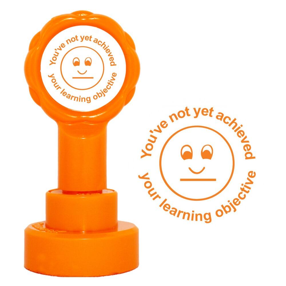 Teacher Stamp SALE | You've not yet achieved your learning objective. Orange Ink Sale Stamper