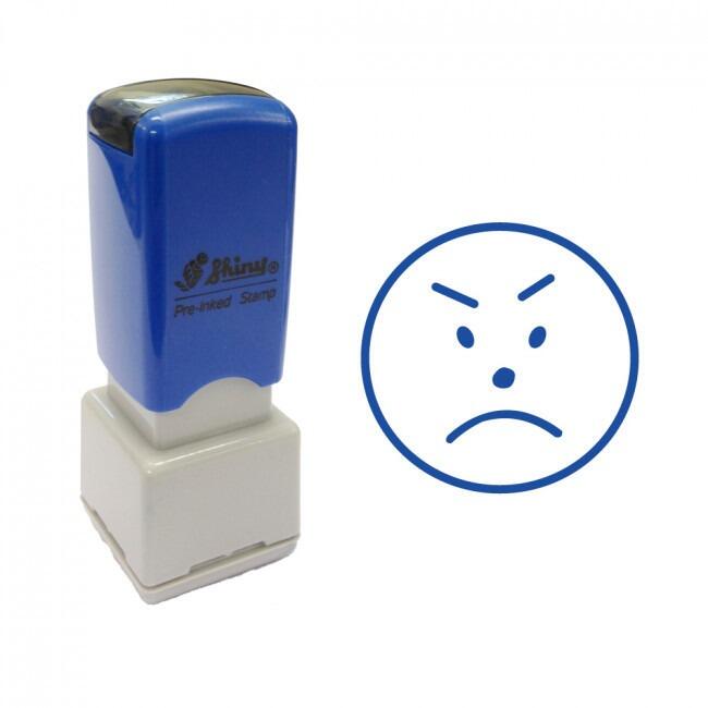 Teacher / Loyalty Stamp | Sad Face Self-inking Teacher Stamps - 13mm