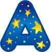Classroom Display Lettering | 10cm Star Bright Letters and Numbers x 70