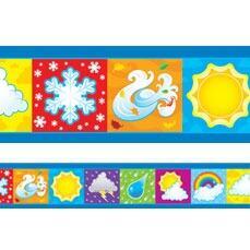 Display trimmers / noticeboard borders | Colourful Weather  / Seasons Design