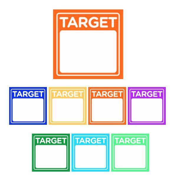 Target Stickers | 70 Target Marking Stickers for Teacher Grading ...