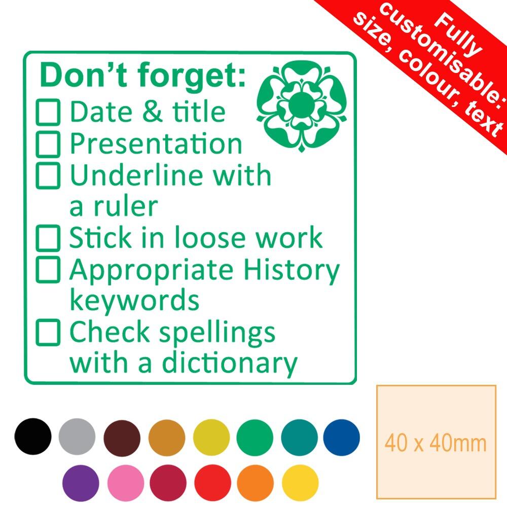 Teacher Talk Blog | New History Marking Stamp