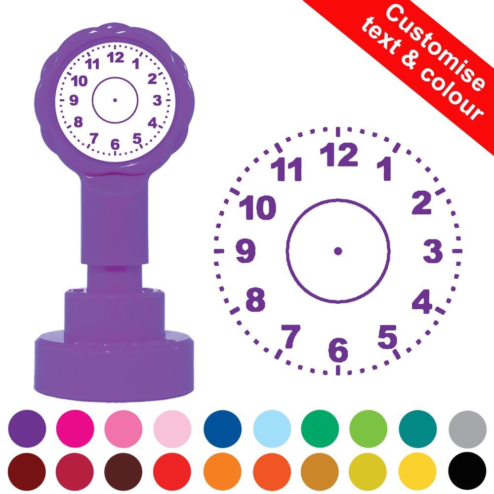 Classroom Stamps | Clock / Tell the Time Teacher Stampers to Aid Class Learning