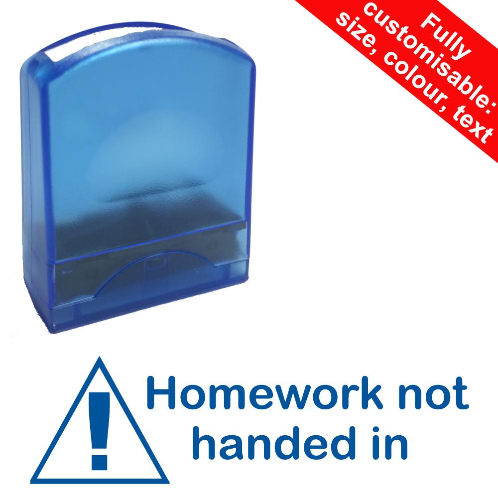 School Stamps | Homework not handed in Teacher Stamp - 33x12mm