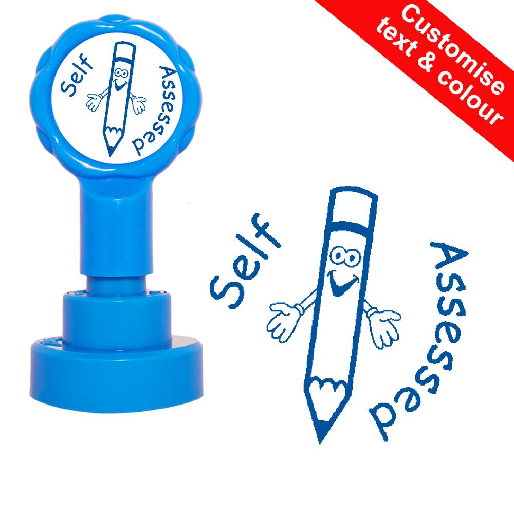 Teacher Stamps | Self Assessed School Stamp. Reinkable, 22mm ...