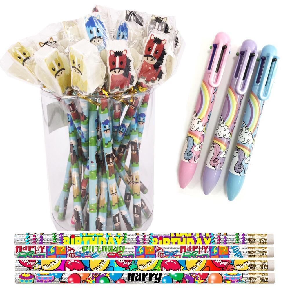Kids Stationery | Affordable Cute & Colourful Design Low Cost HB Pencils for Writing & Colouring