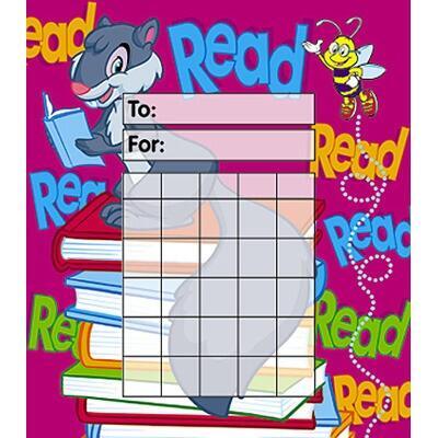 Reading Reward Charts | Let's Read! 36 Sheet Reward Chart Pad. For School / Home Learning