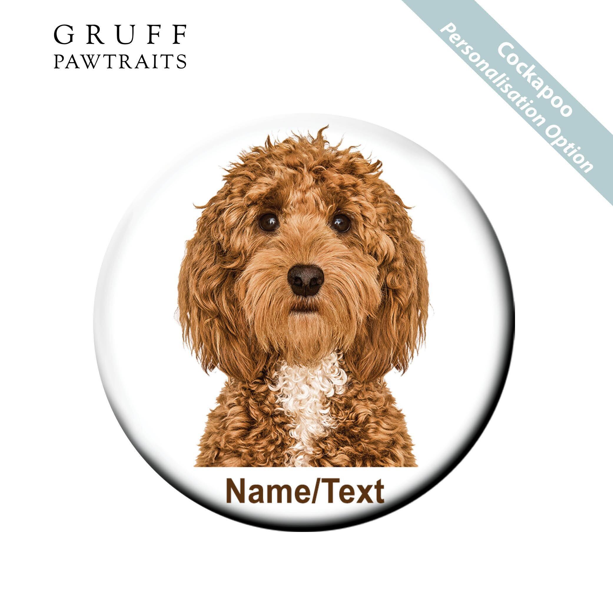 Bulk Dog Fridge Magnet Gifts | Personalised Cockapoo Dog Fridge Magnets - Gruff Pawtraits. Trade