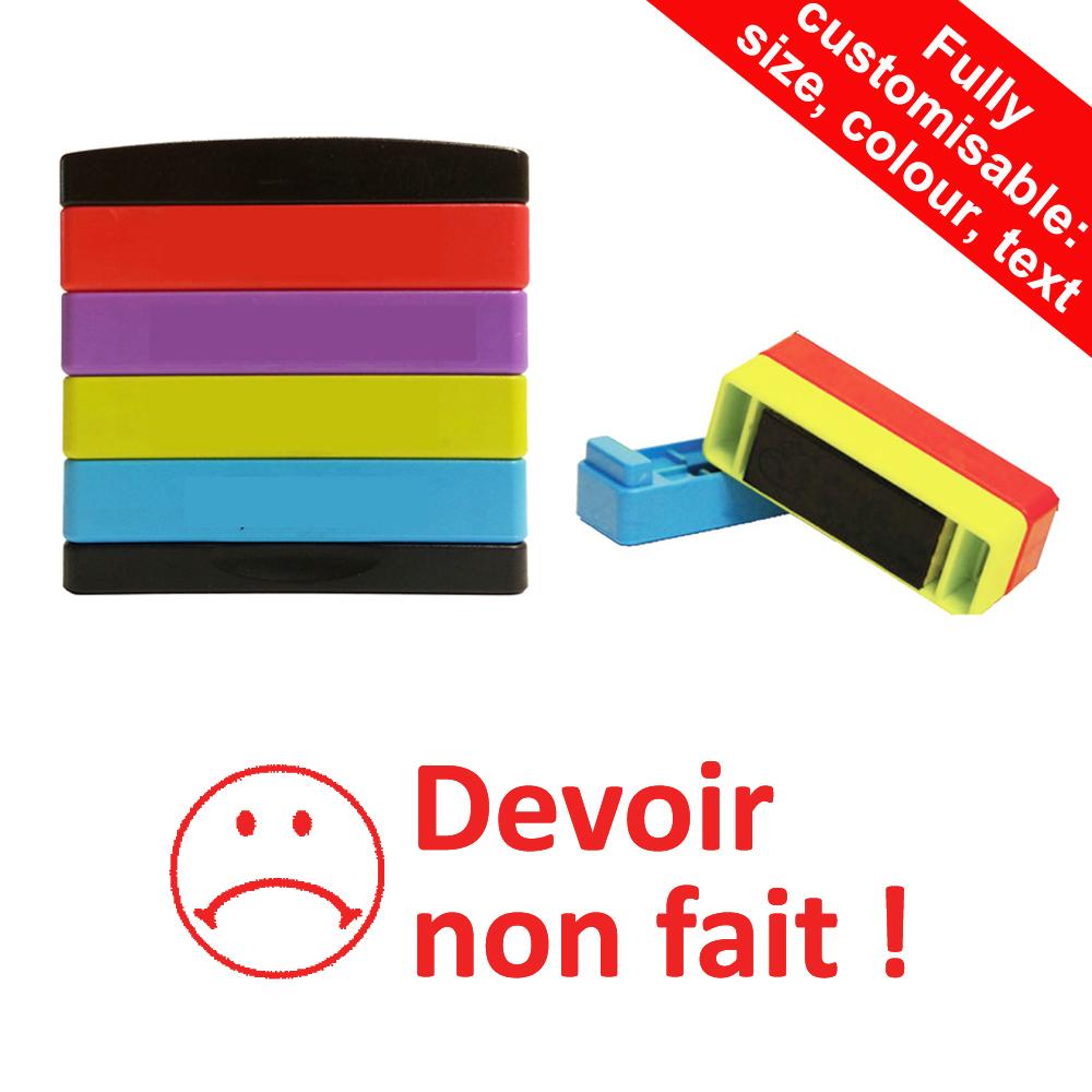 Teacher Stampers | Devoir non fait ! French Stakz Layer Teacher Stamp - 44x14mm