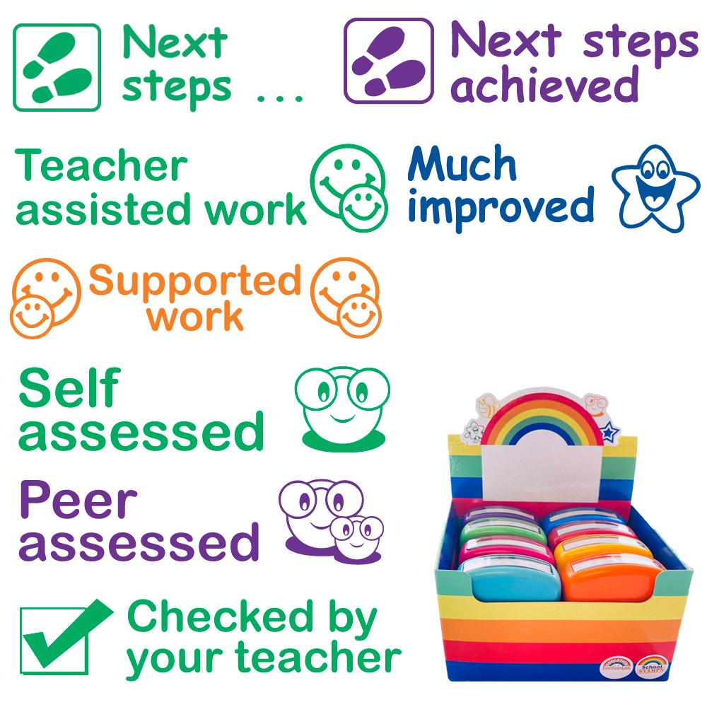 Teacher Stamp Sets | Assessment Marking and Praise, Self-inking Stamp ...