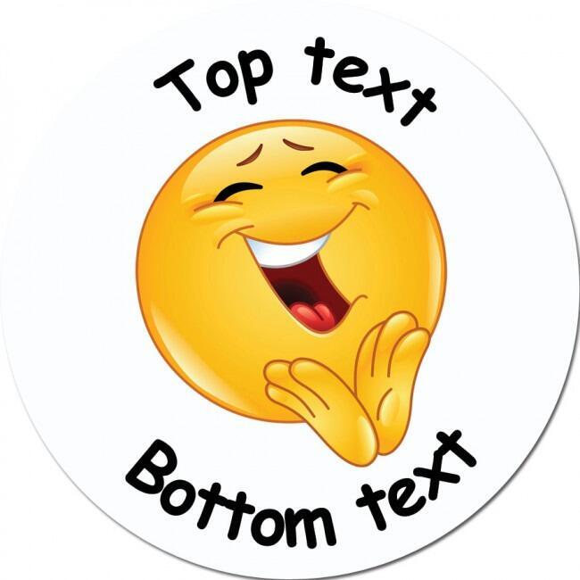 Custom Stickers | Fun Emoji Design Stickers to Personalise. Choice of Standard or Smelly Stickers