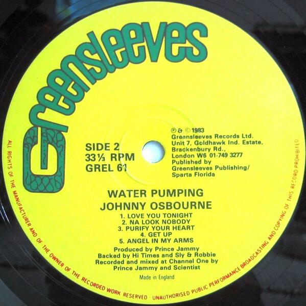 Johnny Osbourne Water Pumping