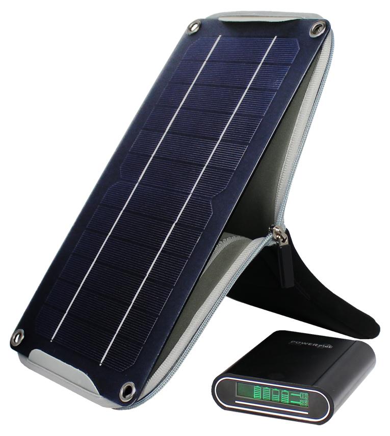 POWERplus Crocodile Solar Powered PowerBank with Display