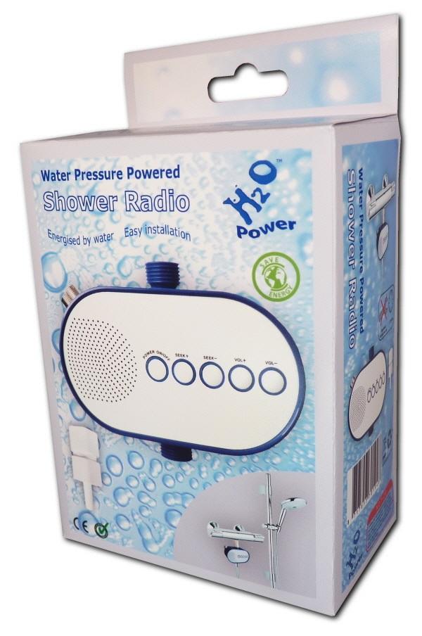 H2o Water Powered Shower Radio
