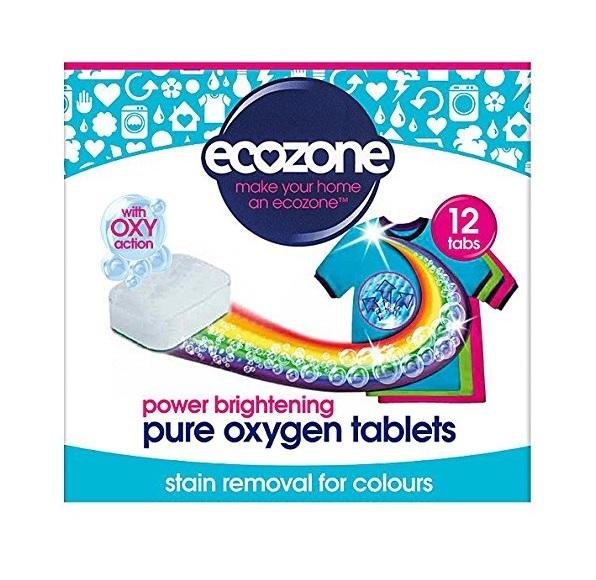 Ecozone Pure Oxygen Brightener for Colours 12 Tablets