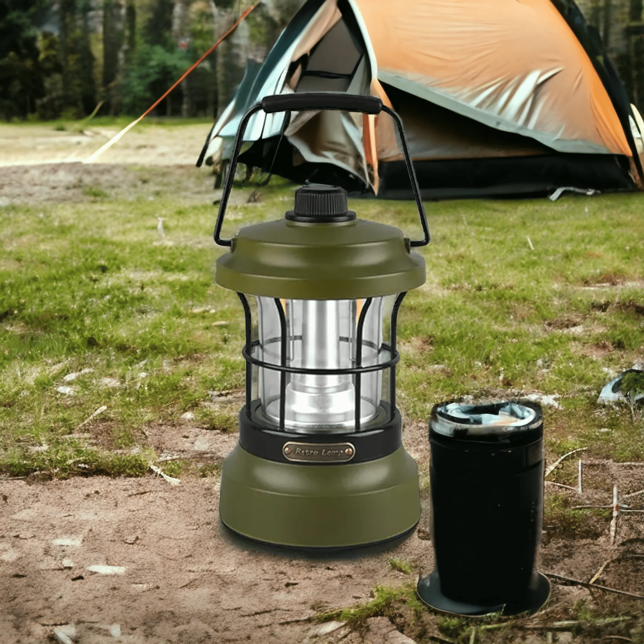 Retro Styled LED Lantern Rechargeable Waterproof