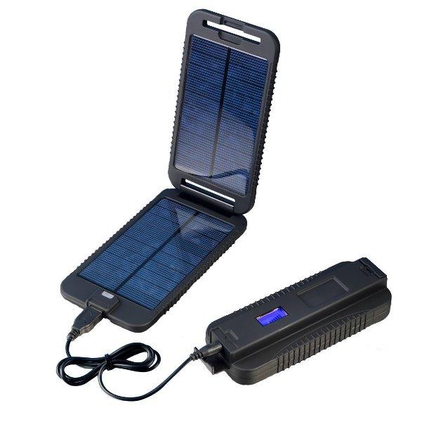 Powermonkey Extreme 5V and 12V Solar Portable Charger - Black