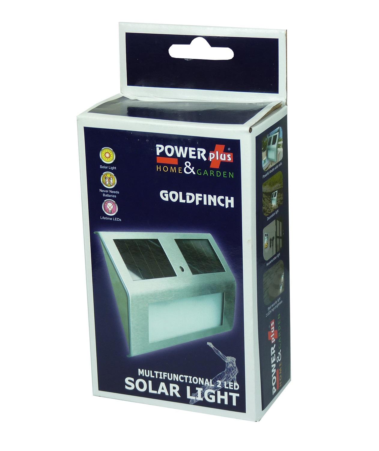 POWERplus Goldfinch Multifunctional LED Solar Light