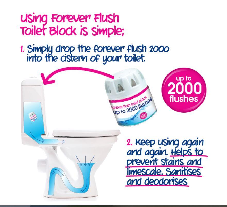 EcoZone Forever Flush 2000 Purple How to use