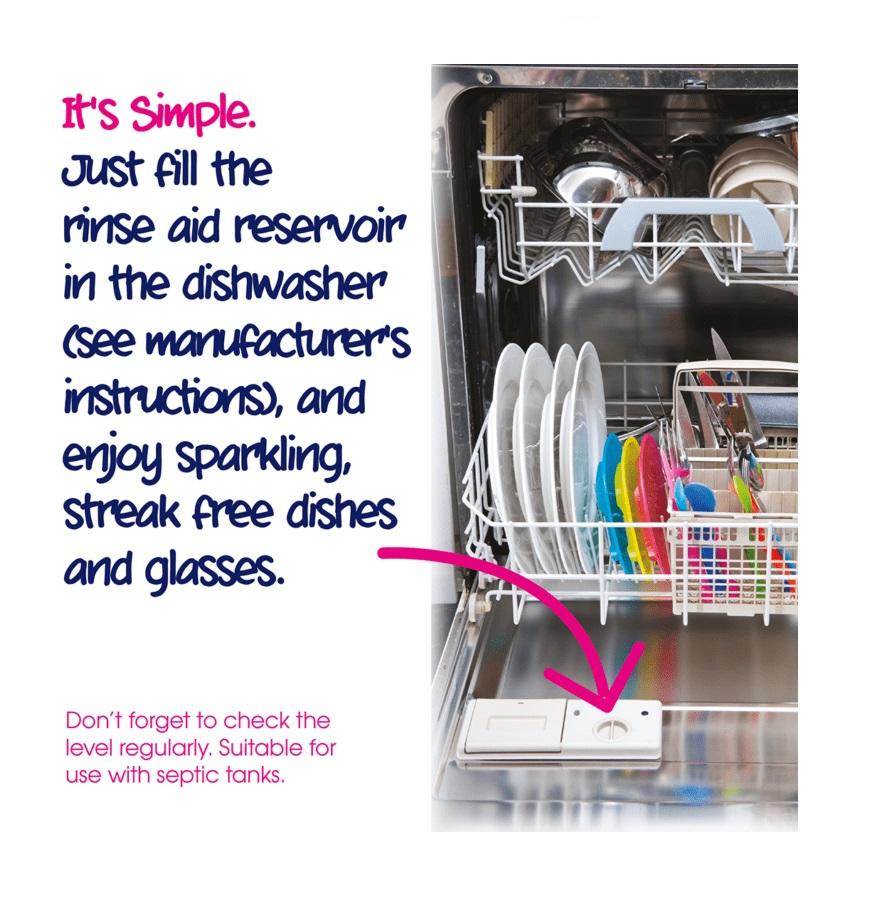 EcoZone Dishwasher Rinse Aid Dry & Shine