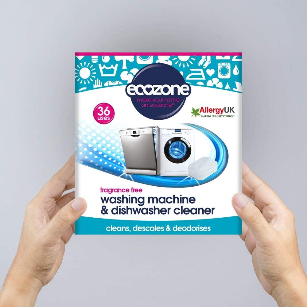 EcoZone Washing Machine & Dishwasher Cleaner (36) Fragrance Free